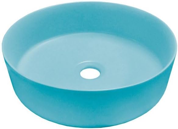 Solvian Transitional Vitrious China Vessel Vanity Sink (Black/Blue)