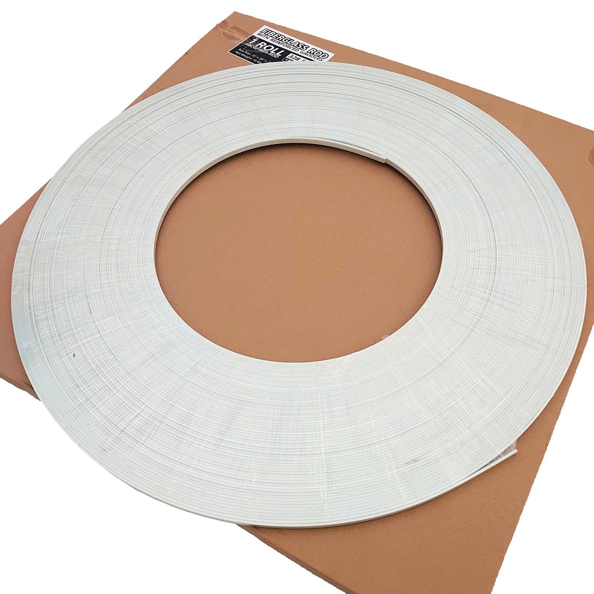 ZAK™ Fiberglass Rodding Rods 1/8” x 3/8” – 328 feet Roll, High-Strength Stone Reinforcement for Granite, Marble & Quartz, Non-Rust, Easy-Cut Fiberglass Rods.