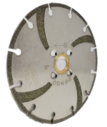 Electroplated Marble Blade (5",6") with Side Protection