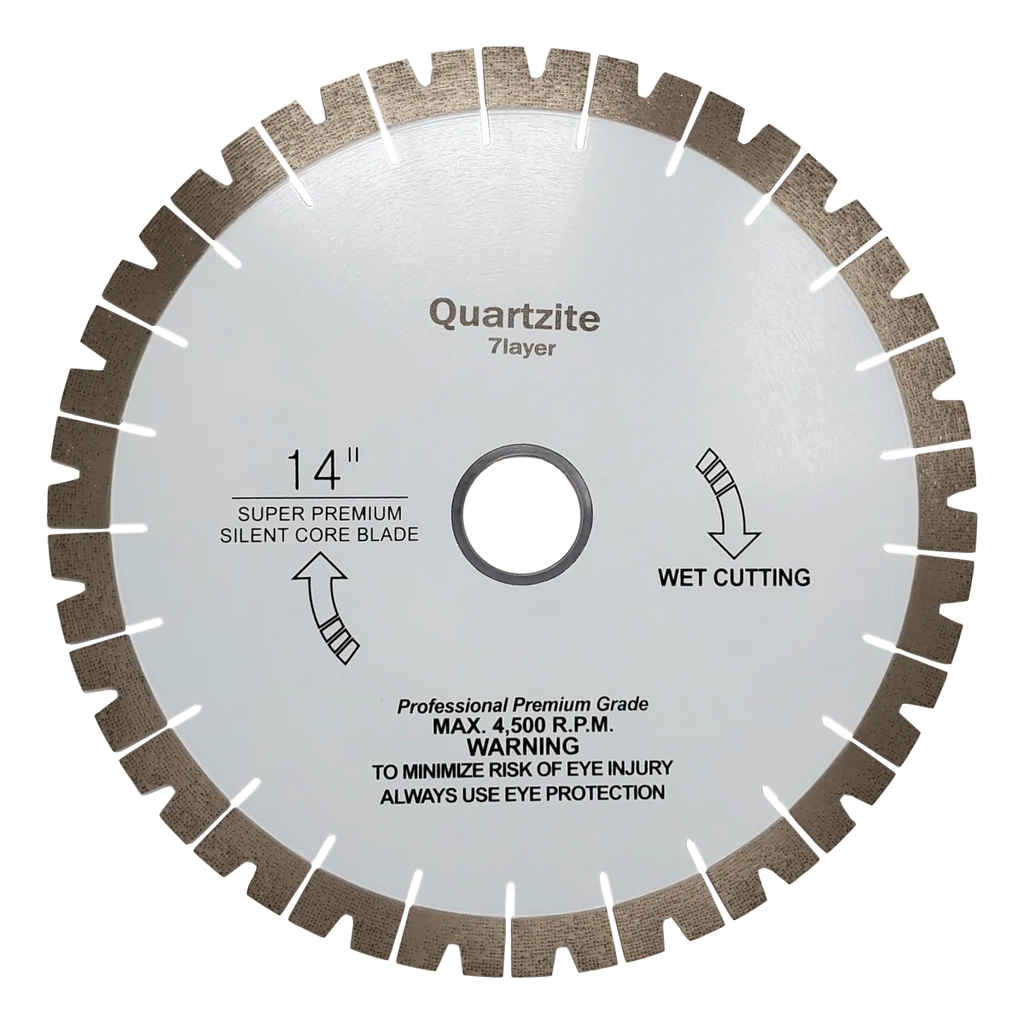 Patterned Diamond Blade for Quartzite (14" - 18")
