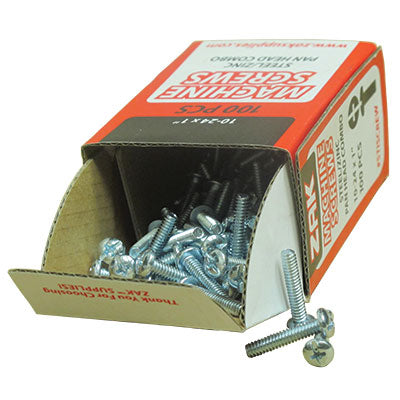 ZAK Machine Screws 100 PCS