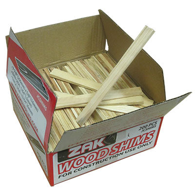 ZAK Wood Shims 200 Per Box